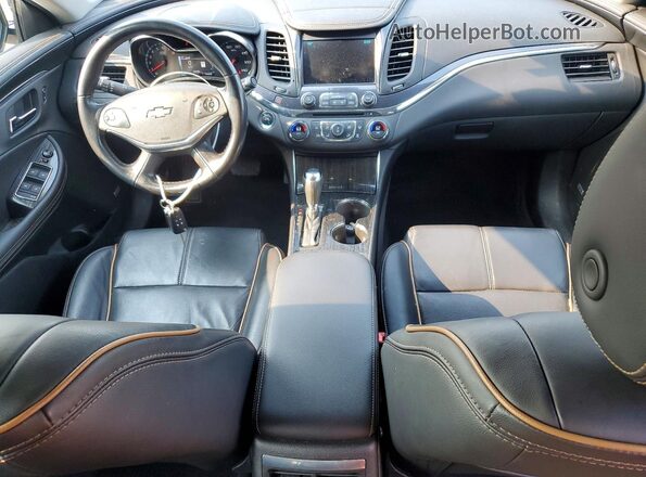 1G1105S36LU101655 2020 CHEVROLET IMPALA Серебряный Вид панели приборов