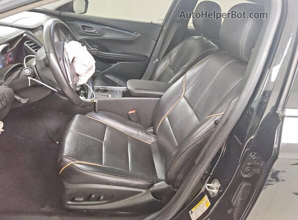 1G1105S38LU101107 2020 CHEVROLET IMPALA Black წინა სალონის ხედი