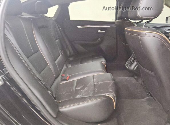 1G1105S38LU101107 2020 CHEVROLET IMPALA Black უკანა სავარძლების ხედი
