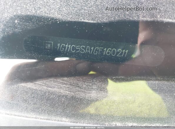 1G11C5SA1GF160211 2016 CHEVROLET MALIBU Silver Widok komory silnika
