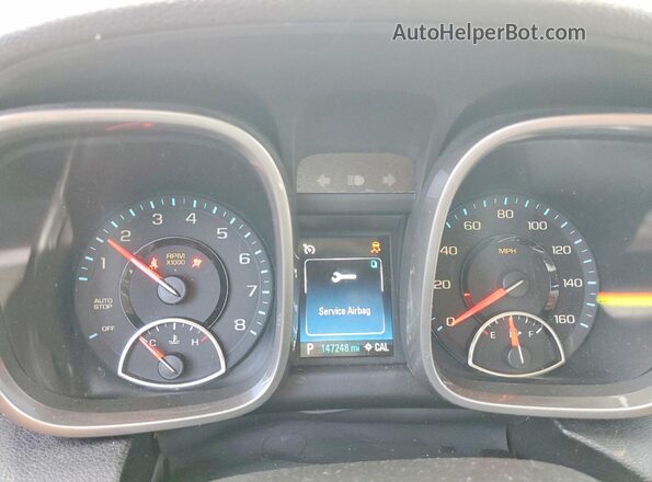 1G11C5SA2GF127797 2016 CHEVROLET MALIBU Белый Вид щитка приборов