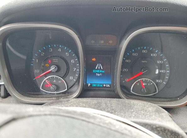 1G11C5SA2GF140761 2016 CHEVROLET MALIBU Burgundy Instrument cluster view