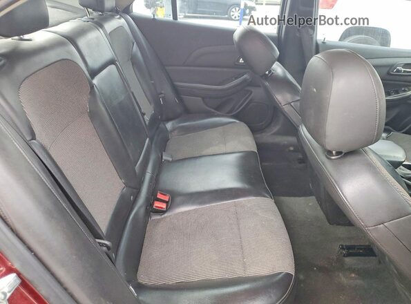 1G11C5SA2GF140761 2016 CHEVROLET MALIBU Burgundy Rear seats view