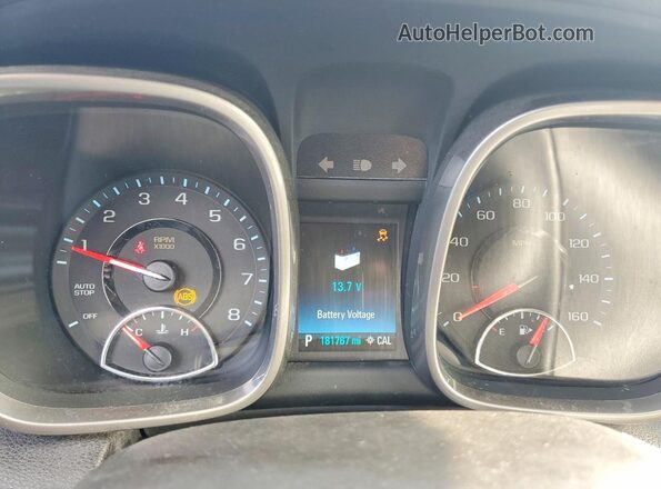 1G11C5SA2GU103849 2016 CHEVROLET MALIBU Black Vista del cuadro de instrumentos