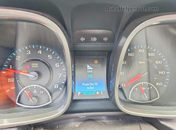 1G11C5SA8GF162862 2016 CHEVROLET MALIBU White Սարքավորումների վահանակի տեսք
