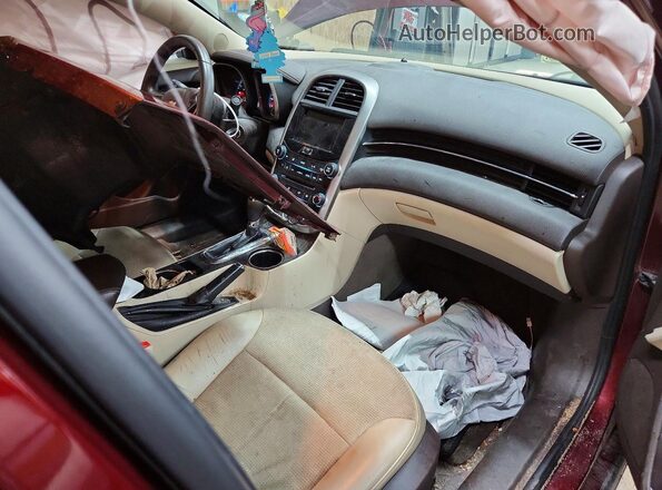 1G11C5SAXGF117082 2016 CHEVROLET MALIBU Burgundy Vista del salpicadero