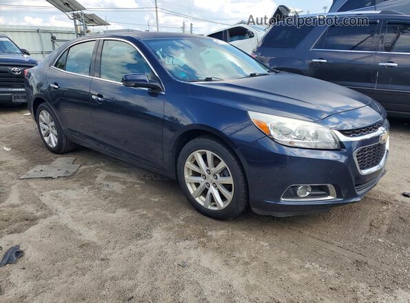 1G11E5SA4GU132098 2016 CHEVROLET MALIBU Синий Передняя правая четверть