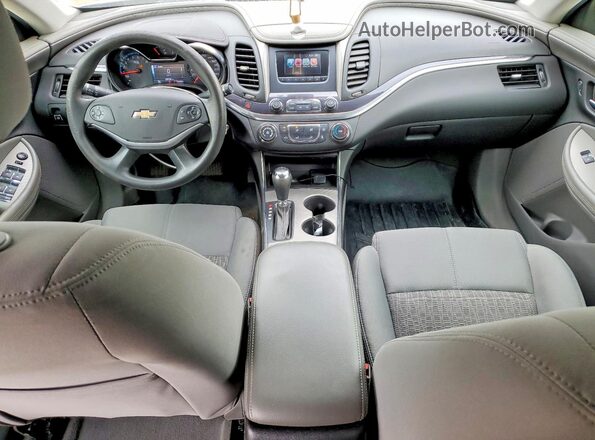 1G11X5SA8HU185432 2017 CHEVROLET IMPALA Silver Вид панелі приладів