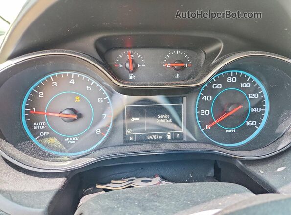 1G1BC5SM0H7170934 2017 CHEVROLET CRUZE Silver Սարքավորումների վահանակի տեսք