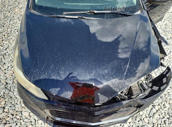 1G1BC5SM0H7186468 2017 CHEVROLET CRUZE Черный Вид задней части салона