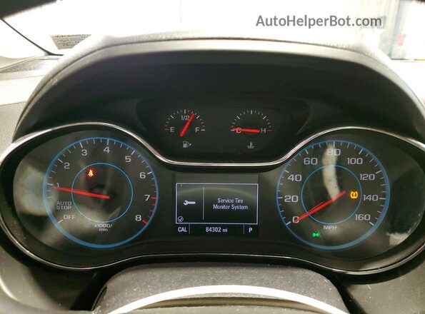 1G1BC5SM0H7199527 2017 CHEVROLET CRUZE Silver Widok zestawu wskaźników