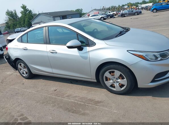 1G1BC5SM0H7200451 2017 CHEVROLET CRUZE Silver უკანა სალონის ხედი