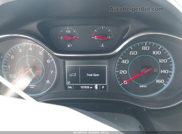1G1BC5SM0J7127541 2018 CHEVROLET CRUZE White Widok tylnych siedzeń