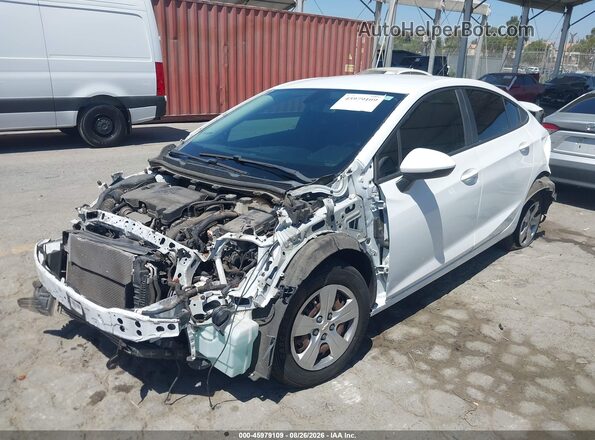 1G1BC5SM0J7127541 2018 CHEVROLET CRUZE White Przód lewy