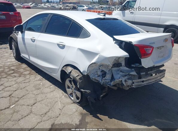 1G1BC5SM0J7127541 2018 CHEVROLET CRUZE White Tył lewy