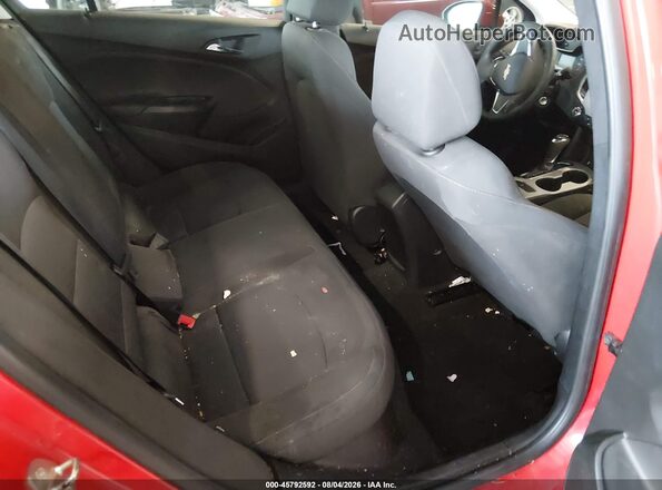 1G1BC5SM0J7169028 2018 CHEVROLET CRUZE Red VIN կոդի պիտակի տեսք