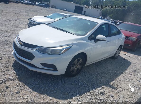 1G1BC5SM0J7205591 2018 CHEVROLET CRUZE White Przód lewy