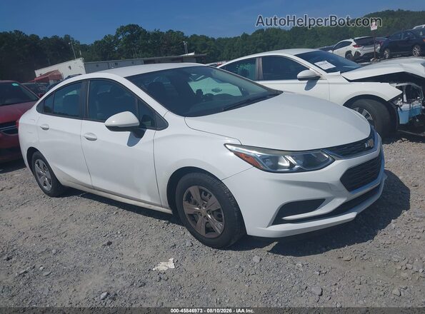1G1BC5SM0J7205591 2018 CHEVROLET CRUZE White Widok wnętrza z tyłu