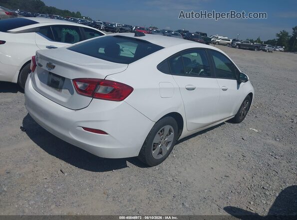 1G1BC5SM0J7205591 2018 CHEVROLET CRUZE White Tył prawy