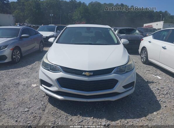 1G1BC5SM0J7205591 2018 CHEVROLET CRUZE White Widok zestawu wskaźników