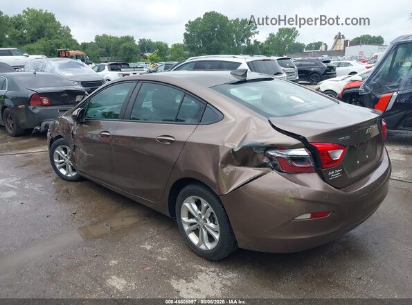 1G1BC5SM0K7109347 2019 CHEVROLET CRUZE Коричневый Задняя левая четверть