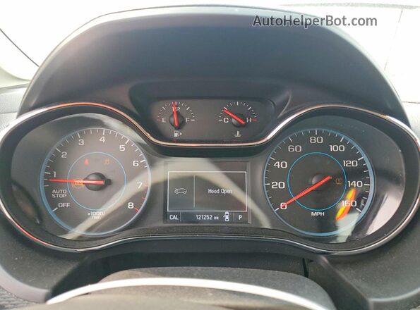 1G1BC5SM2H7224959 2017 CHEVROLET CRUZE Silver Vista del cuadro de instrumentos