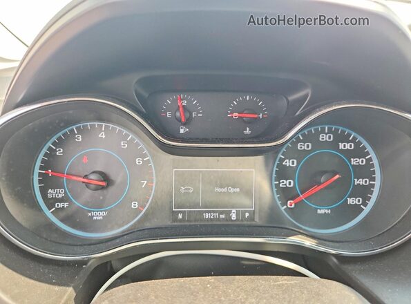 1G1BC5SM2H7264961 2017 CHEVROLET CRUZE Silver ხელსაწყოთა პანელის ხედი