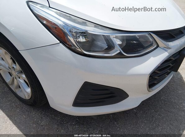 1G1BC5SM2K7102352 2019 CHEVROLET CRUZE Silver Front view