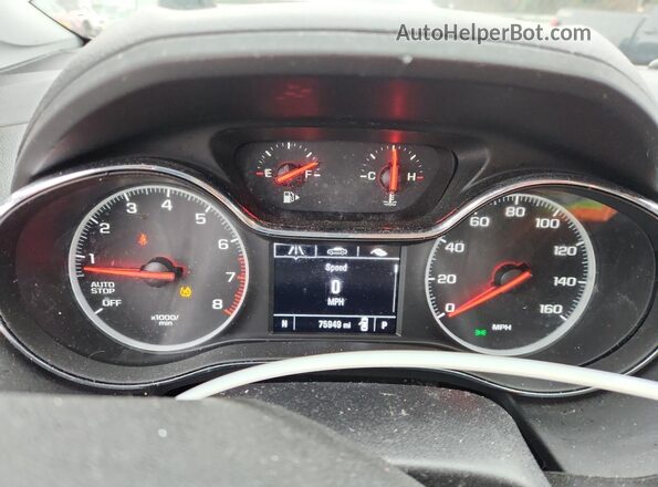 1G1BC5SM2K7148053 2019 CHEVROLET CRUZE Silver Սարքավորումների վահանակի տեսք