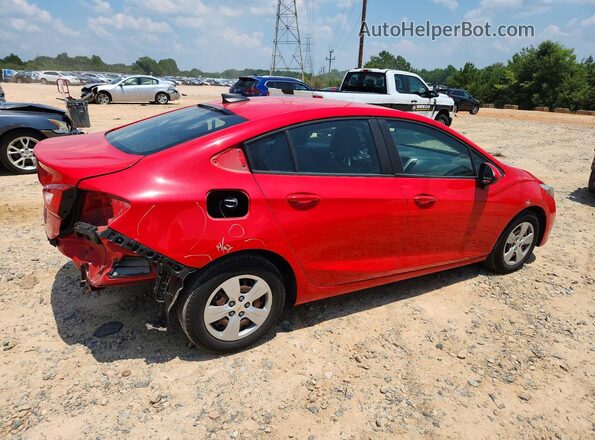 1G1BC5SM3J7187992 2018 CHEVROLET CRUZE Red Trasero derecho