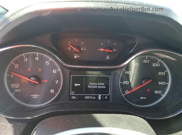 1G1BC5SM3K7113389 2019 CHEVROLET CRUZE Белый Вид щитка приборов