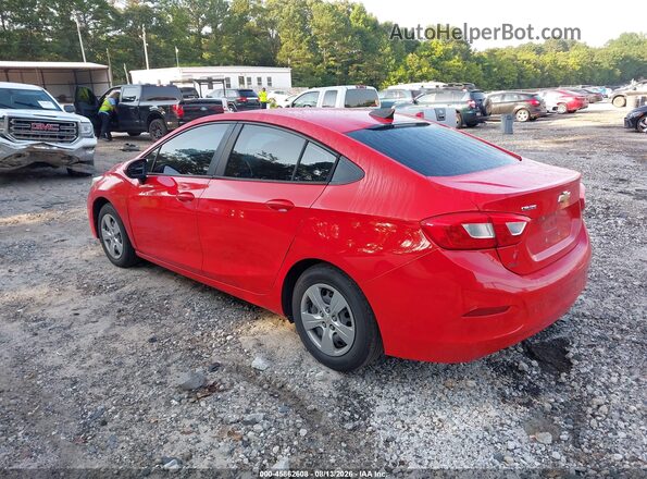 1G1BC5SM4G7238098 2016 CHEVROLET CRUZE Red Հետևի ձախ