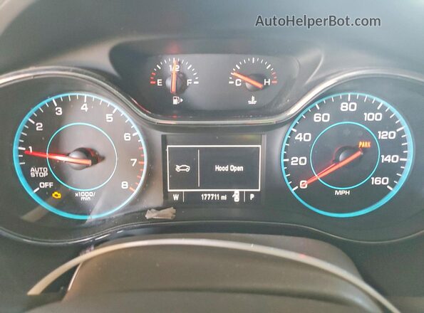 1G1BC5SM4G7325080 2016 CHEVROLET CRUZE Red ხელსაწყოთა პანელის ხედი