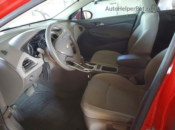 1G1BC5SM4G7325080 2016 CHEVROLET CRUZE Red წინა სალონის ხედი