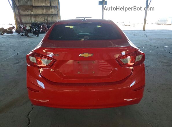1G1BC5SM4G7325080 2016 CHEVROLET CRUZE Red უკანა ხედი