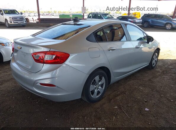 1G1BC5SM4H7119890 2017 CHEVROLET CRUZE Silver Հետևի աջ