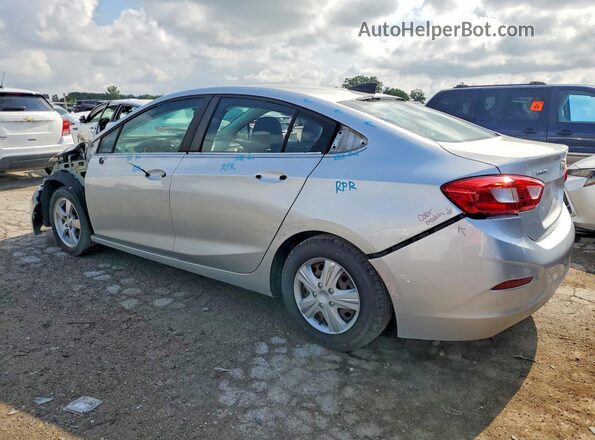 1G1BC5SM4H7156261 2017 CHEVROLET CRUZE Silver Rear left