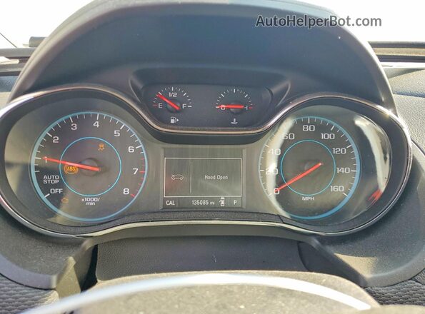 1G1BC5SM4H7156261 2017 CHEVROLET CRUZE Silver Instrument cluster view
