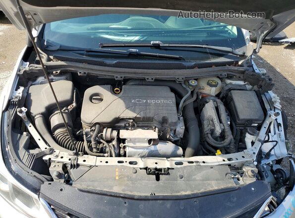 1G1BC5SM4H7156261 2017 CHEVROLET CRUZE Silver Rear interior view