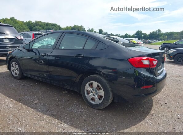 1G1BC5SM4J7151924 2018 CHEVROLET CRUZE Black Հետևի ձախ