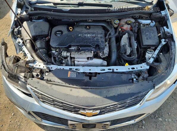 1G1BC5SM5H7144331 2017 CHEVROLET CRUZE Silver Вид задньої частини салону