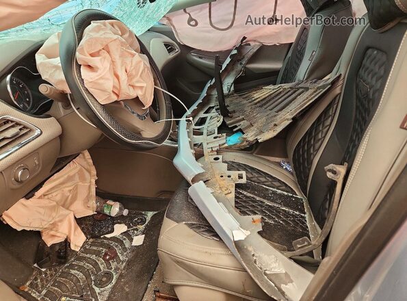 1G1BC5SM5H7144331 2017 CHEVROLET CRUZE Silver Вид салону спереду