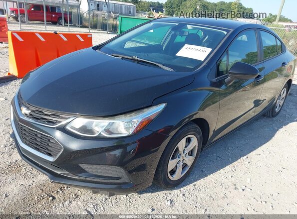1G1BC5SM5H7211154 2017 CHEVROLET CRUZE Черный Вид спереди