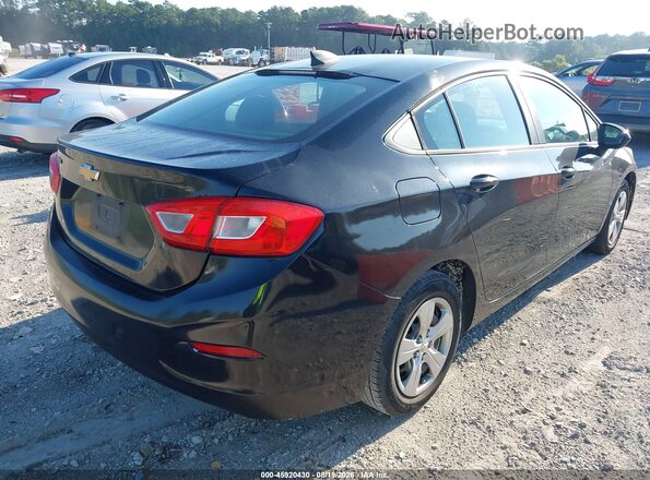 1G1BC5SM5H7211154 2017 CHEVROLET CRUZE Черный Задняя правая четверть