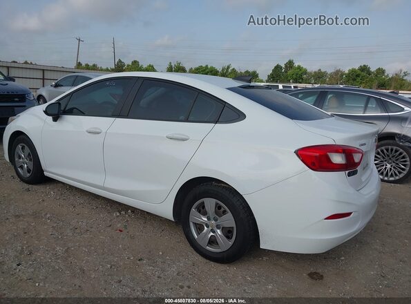 1G1BC5SM5J7186777 2018 CHEVROLET CRUZE Белый Задняя левая четверть
