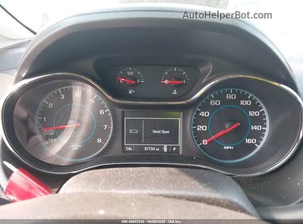 1G1BC5SM5J7186777 2018 CHEVROLET CRUZE Белый Вид задних сидений