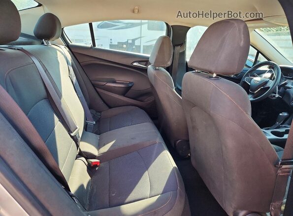 1G1BC5SM5K7105987 2019 CHEVROLET CRUZE Silver Widok tylnych siedzeń