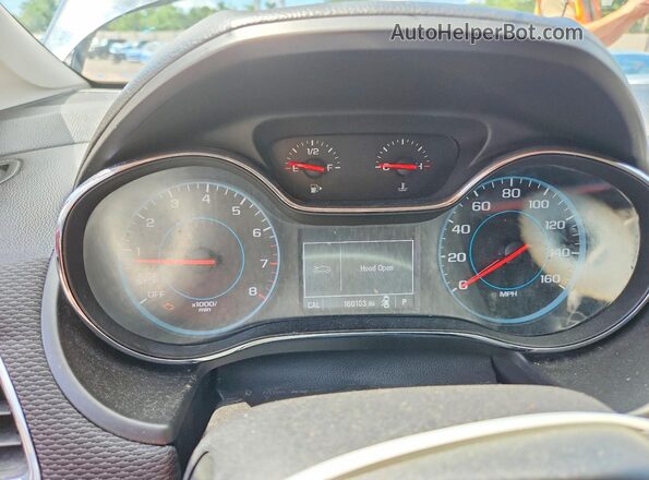 1G1BC5SM6H7186815 2017 CHEVROLET CRUZE Black ხელსაწყოთა პანელის ხედი