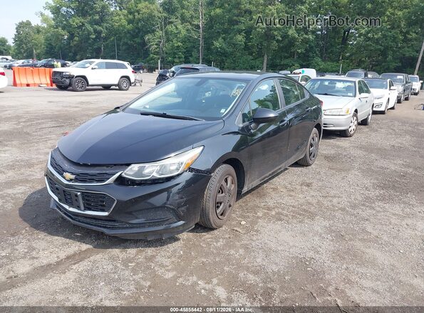 1G1BC5SM6J7111036 2018 CHEVROLET CRUZE Black წინა მარცხენა ხედი სამი მეოთხედიდან