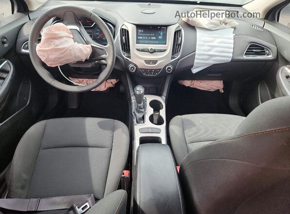 1G1BC5SM7G7243991 2016 CHEVROLET CRUZE Белый Вид панели приборов